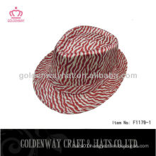Fashion Stripe Pattern Trilby/Fedora Hat